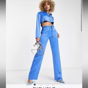 LAST CHANCE blue satin pants